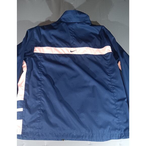 Nike Windbreaker Jacket M Pink Navy Colorblock Retro Y2K Sportycore - Picture 8 of 8